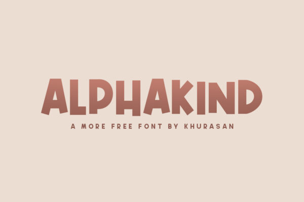 Logo of the Alphakind font
