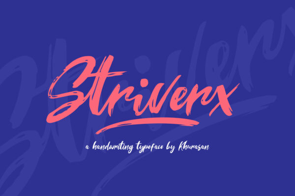 Logo of the Striverx font