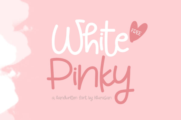 Logo of the White Pinky font