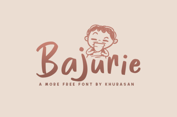Logo of the Bajurie font
