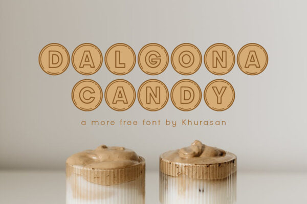 Logo of the Dalgona Candy font