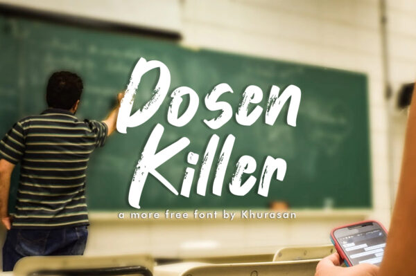 Logo of the Dosen Killer font