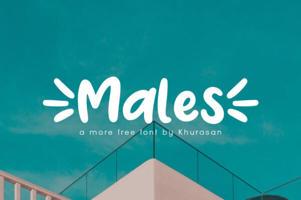 Logo of the Males font