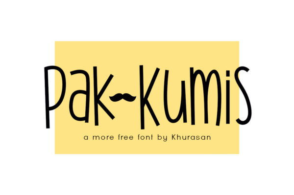 Logo of the Pak Kumis font
