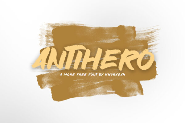 Logo of the Antihero font