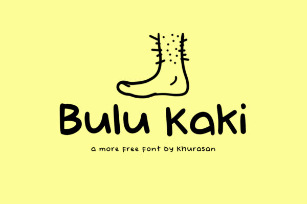 Logo of the Bulu Kaki font