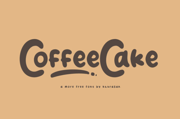 Logo of the CoffeCake font
