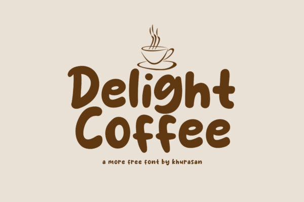 Logo of the Delight Coffee font