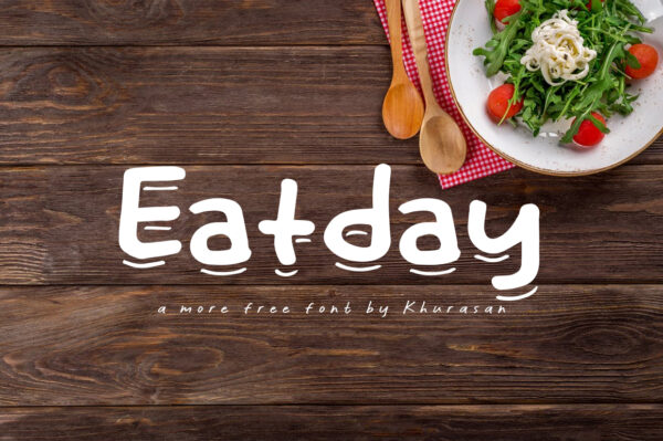 Logo of the Eatday font