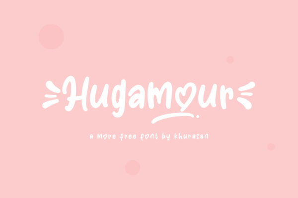 Logo of the Hugamour font