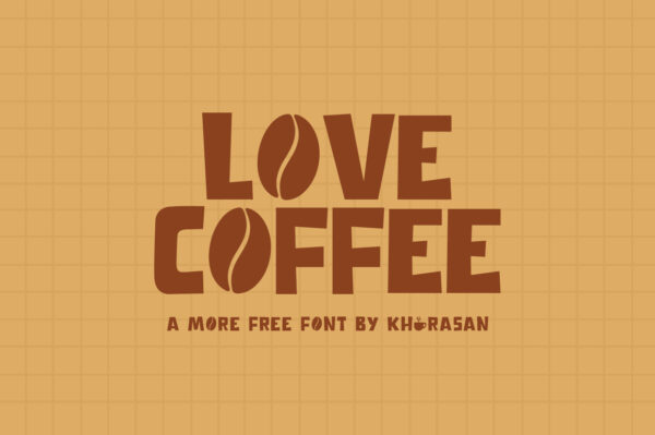Logo of the Love Coffee font